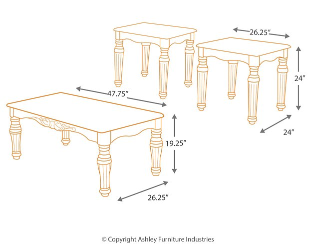 North Shore Table (Set of 3) - Evans Furniture (CO)