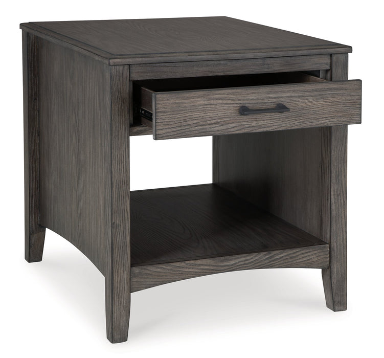 Montillan End Table - Evans Furniture (CO)