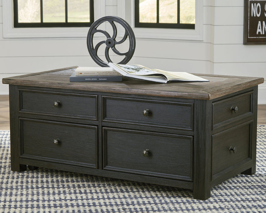 Tyler Creek Coffee Table with Lift Top - Evans Furniture (CO)