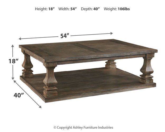 Johnelle Coffee Table - Evans Furniture (CO)