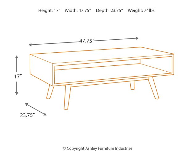 Kisper Coffee Table - Evans Furniture (CO)