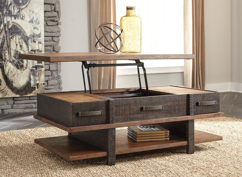 Stanah Coffee Table with Lift Top - Evans Furniture (CO)