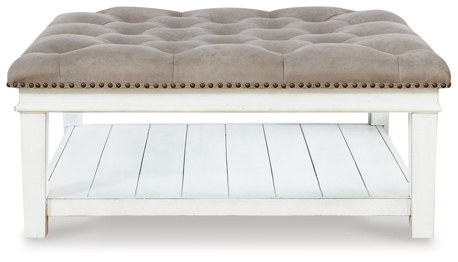 Kanwyn Upholstered Ottoman Coffee Table - Evans Furniture (CO)