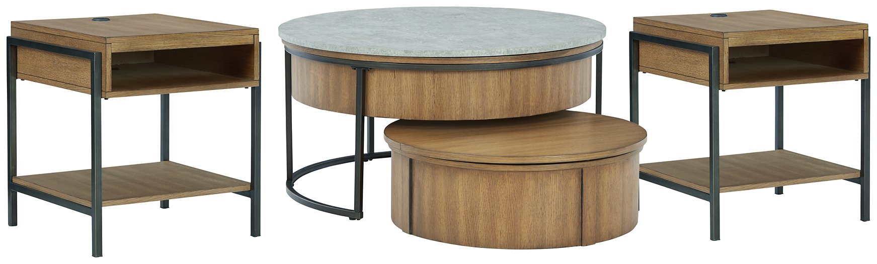 Fridley Occasional Table Set - Evans Furniture (CO)