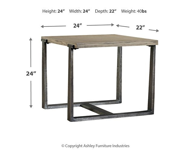 Dalenville End Table - Evans Furniture (CO)