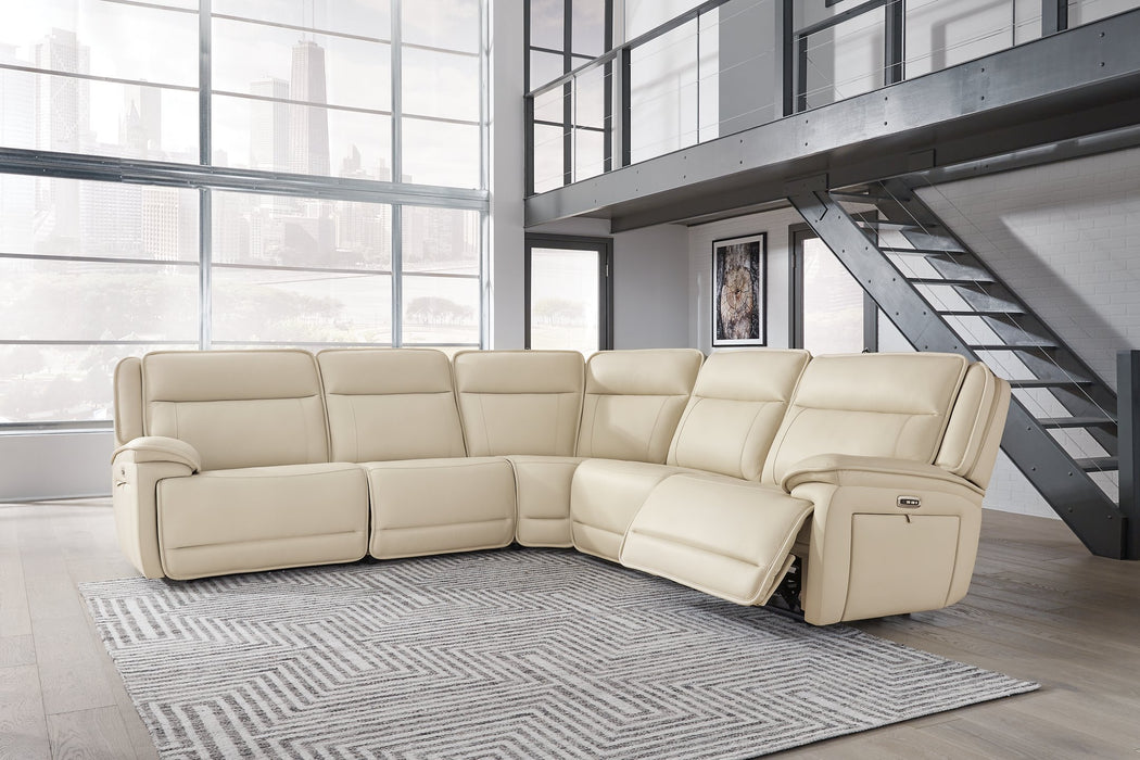Double Deal Power Reclining Sectional - Evans Furniture (CO)