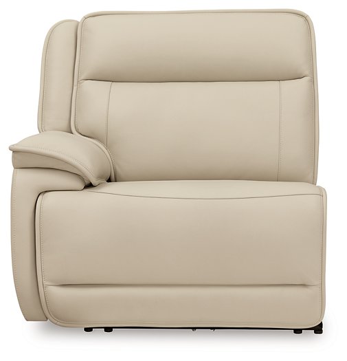 Double Deal Power Reclining Loveseat Sectional - Evans Furniture (CO)