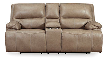 Ricmen Power Reclining Loveseat with Console - Evans Furniture (CO)