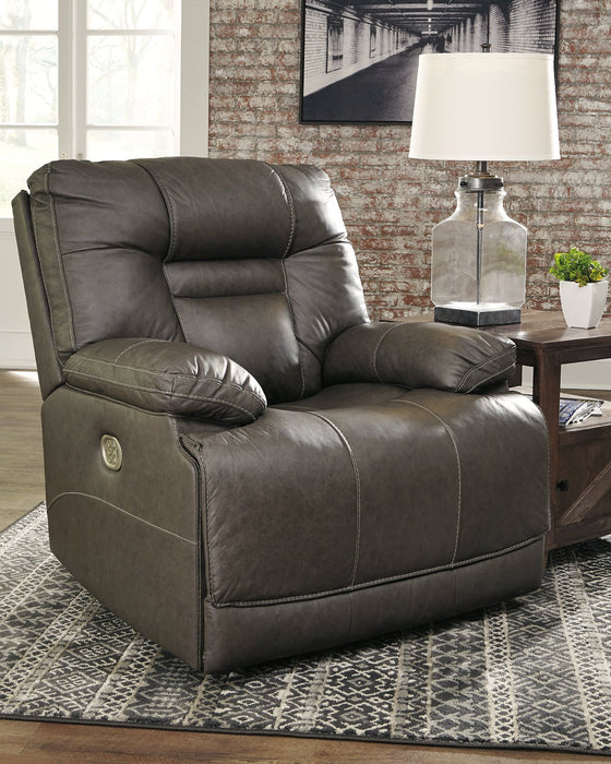 Wurstrow Power Recliner - Evans Furniture (CO)