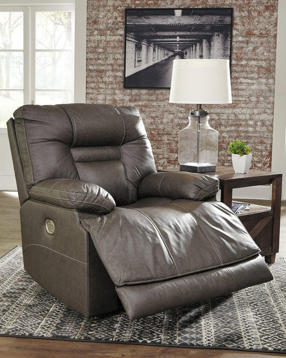 Wurstrow Power Recliner - Evans Furniture (CO)