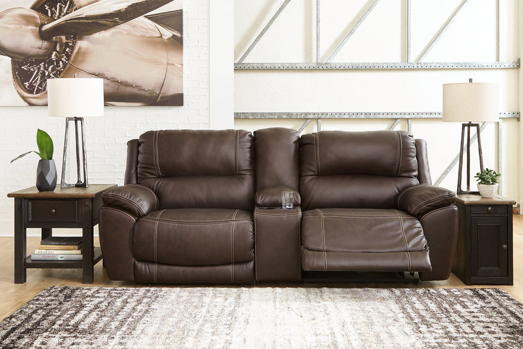 Dunleith 3-Piece Power Reclining Loveseat with Console - Evans Furniture (CO)