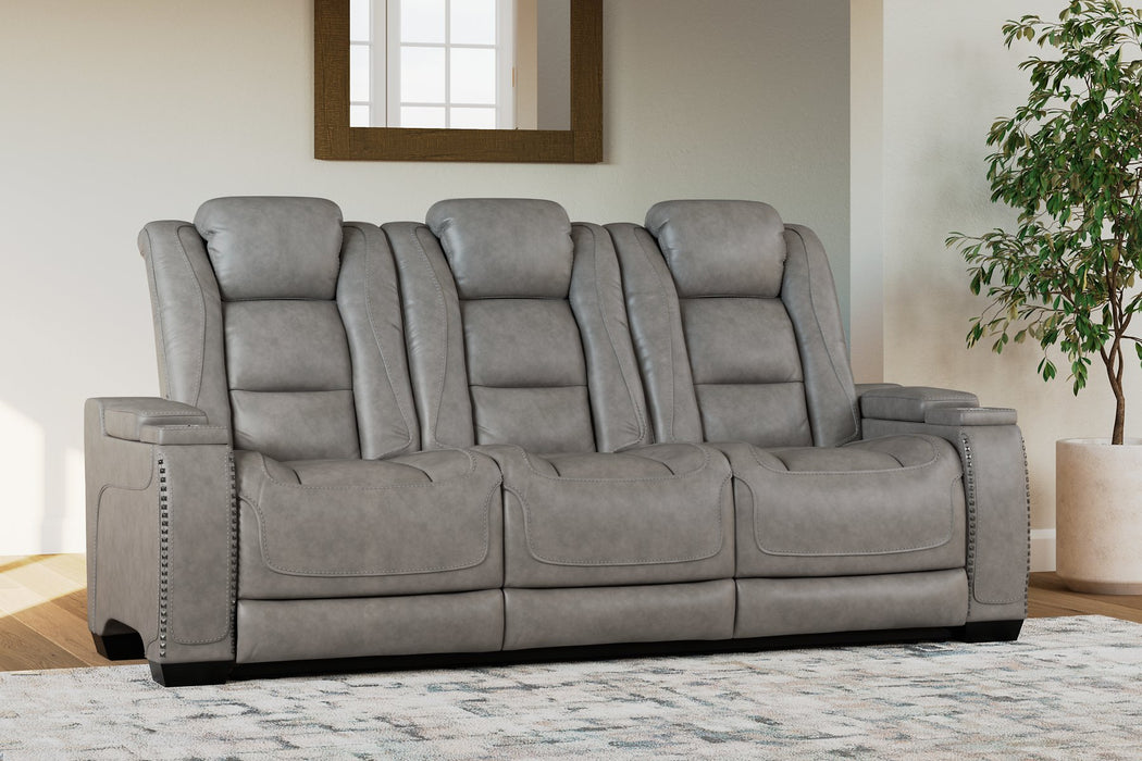 The Man-Den Living Room Set - Evans Furniture (CO)