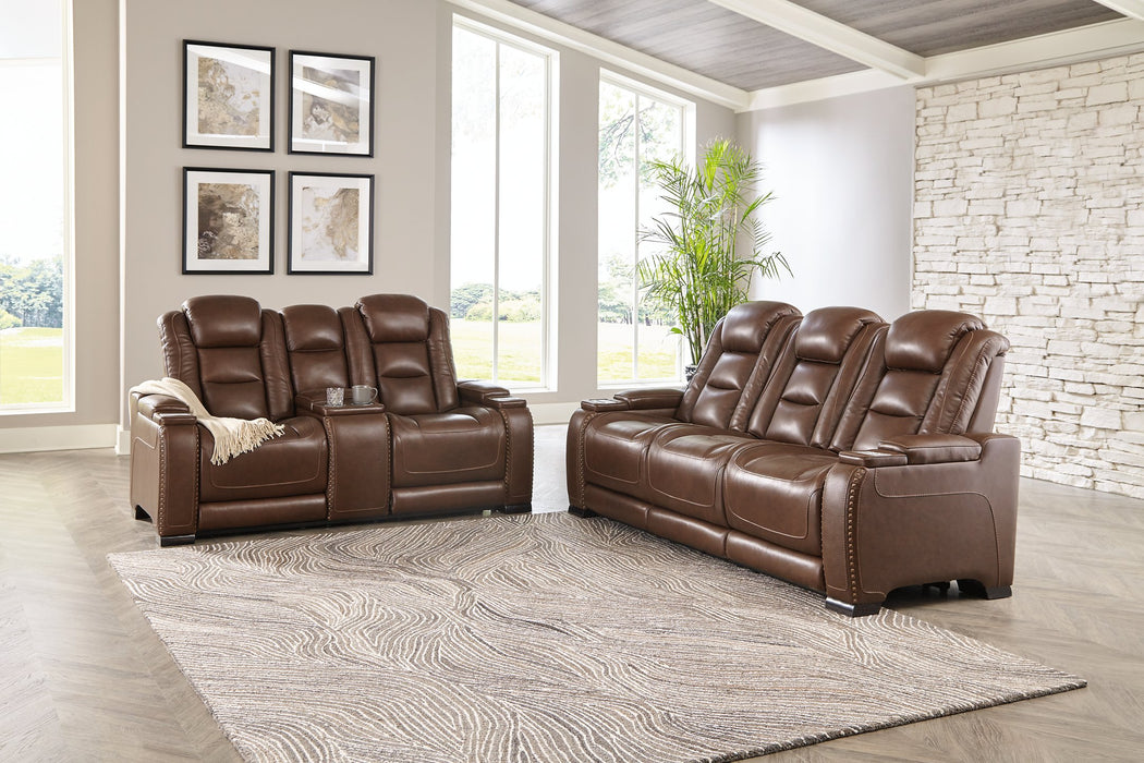 The Man-Den Living Room Set - Evans Furniture (CO)