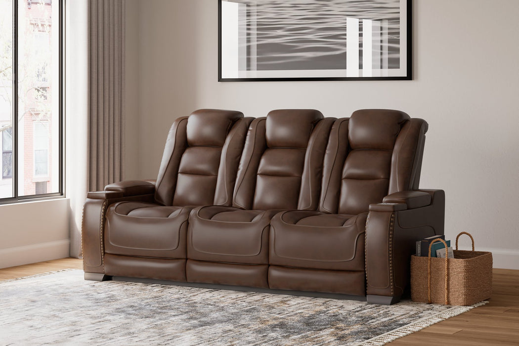 The Man-Den Living Room Set - Evans Furniture (CO)
