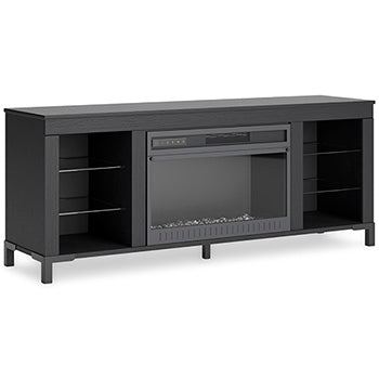 Cayberry 60" TV Stand with Electric Fireplace - Evans Furniture (CO)