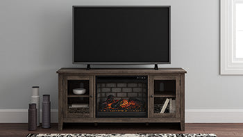 Arlenbry 60" TV Stand with Electric Fireplace - Evans Furniture (CO)