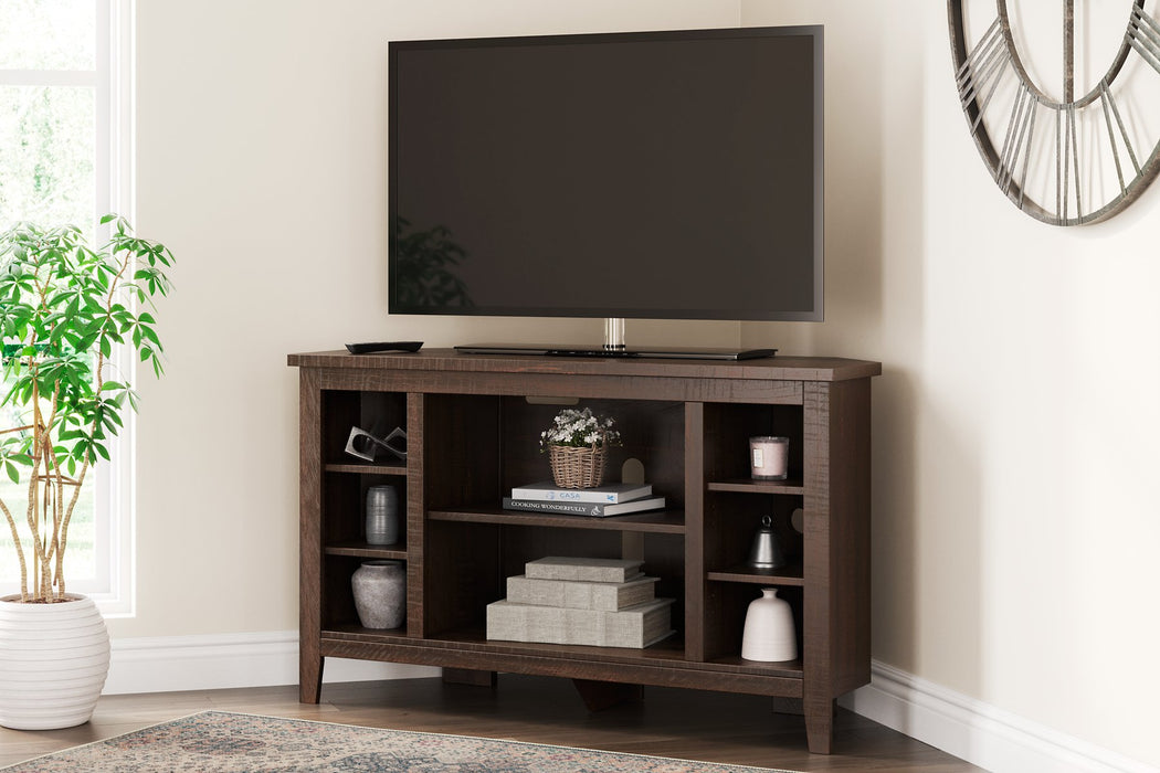 Camiburg Corner TV Stand - Evans Furniture (CO)