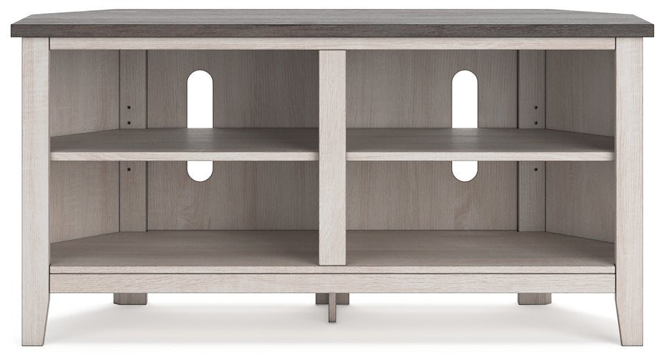 Dorrinson Corner TV Stand - Evans Furniture (CO)