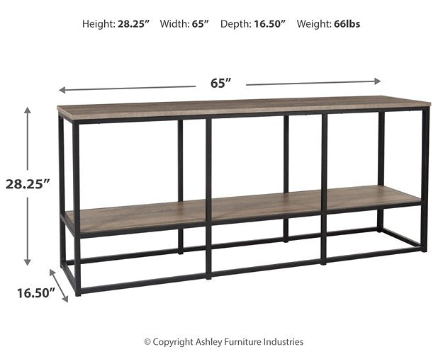 Wadeworth 65" TV Stand - Evans Furniture (CO)