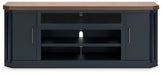 Landocken 83" TV Stand with Electric Fireplace - Evans Furniture (CO)