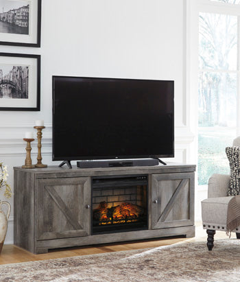 Wynnlow 63" TV Stand with Electric Fireplace - Evans Furniture (CO)