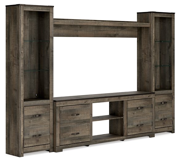 Trinell 4-Piece Entertainment Center - Evans Furniture (CO)