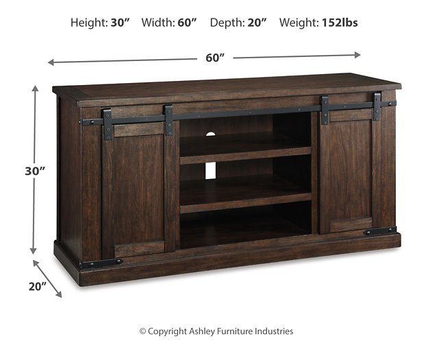 Budmore 60" TV Stand - Evans Furniture (CO)