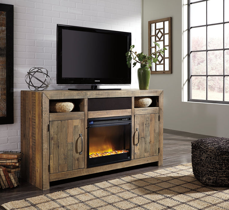 Sommerford 62" TV Stand with Electric Fireplace