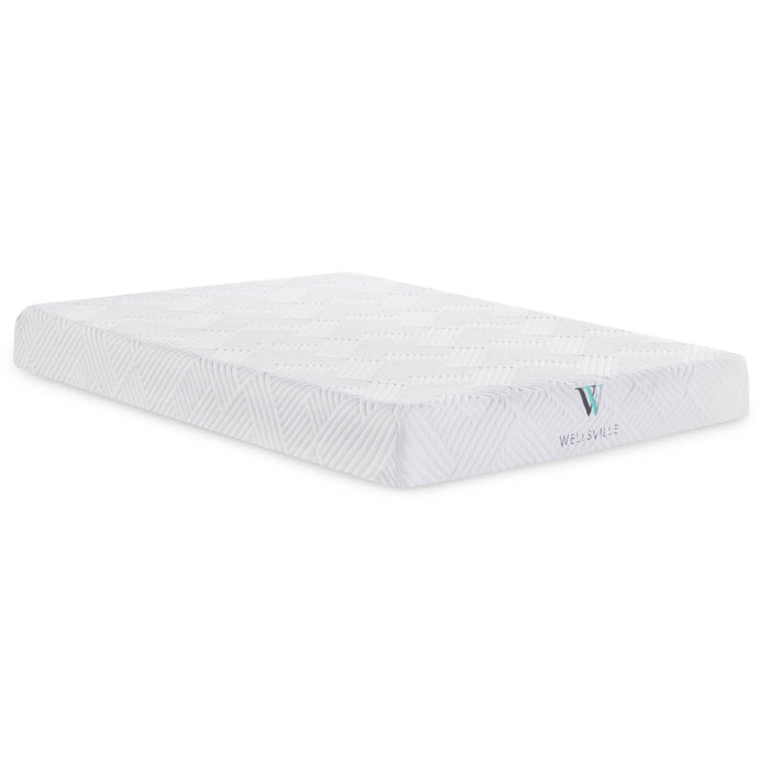 Wellsville 8" Gel Foam Mattress - Evans Furniture (CO)