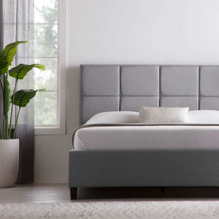 Malouf Scoresby Upholstered Bed - Evans Furniture (CO)