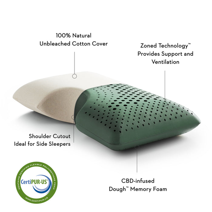 Shoulder Cut out CBD Pillow w/ Sage Aromatherapy - Evans Furniture (CO)