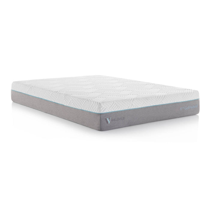 Wellsville 11" Gel Hybrid Mattress - Evans Furniture (CO)