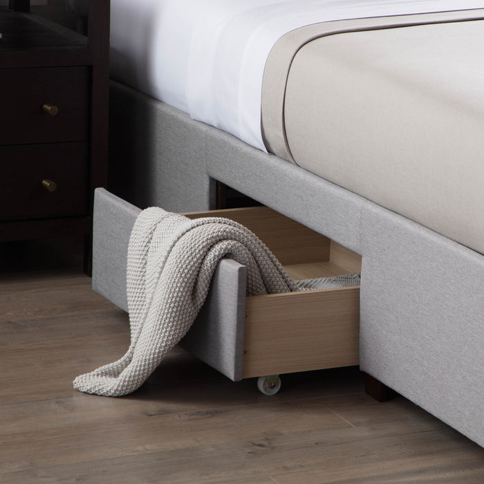 Malouf Watson Upholstered Platform Bed - Evans Furniture (CO)